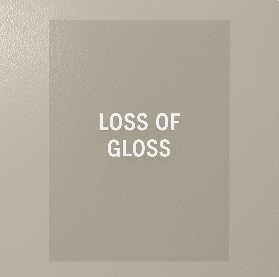 Loss of Gloss
